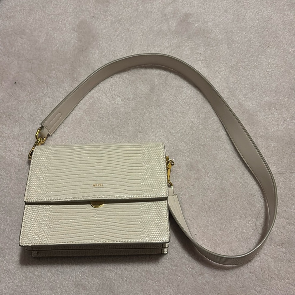 JW PEI white shoulder bag
